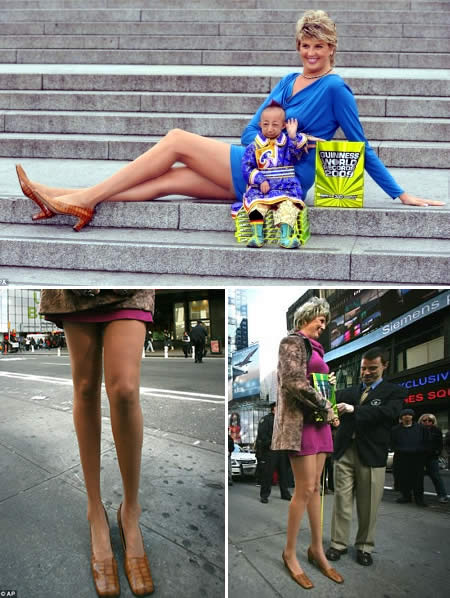 Svetlana Pankratova World's Longest Legs more than 4 feet long